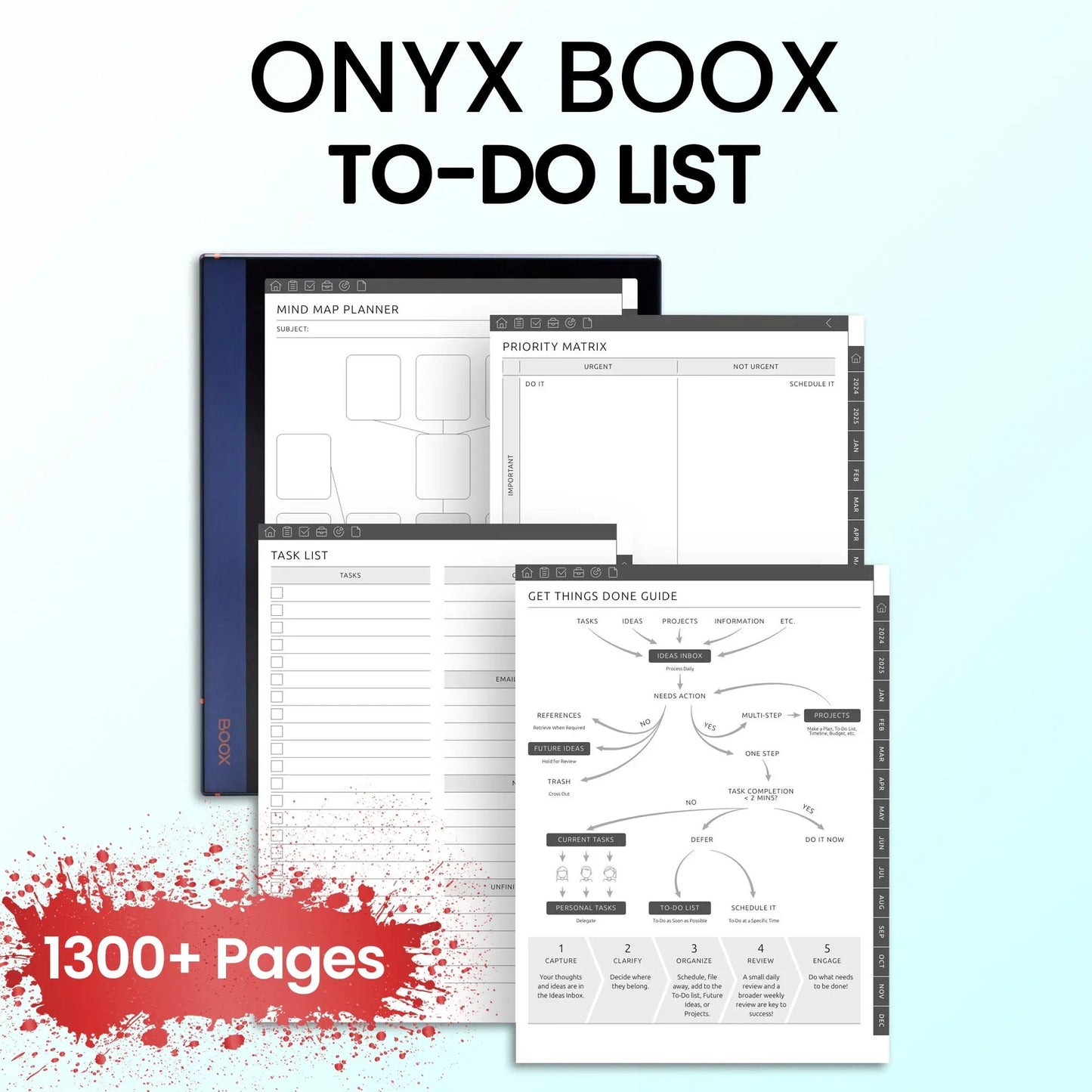 Onyx Boox To-Do List Planners Template CreativeRino
