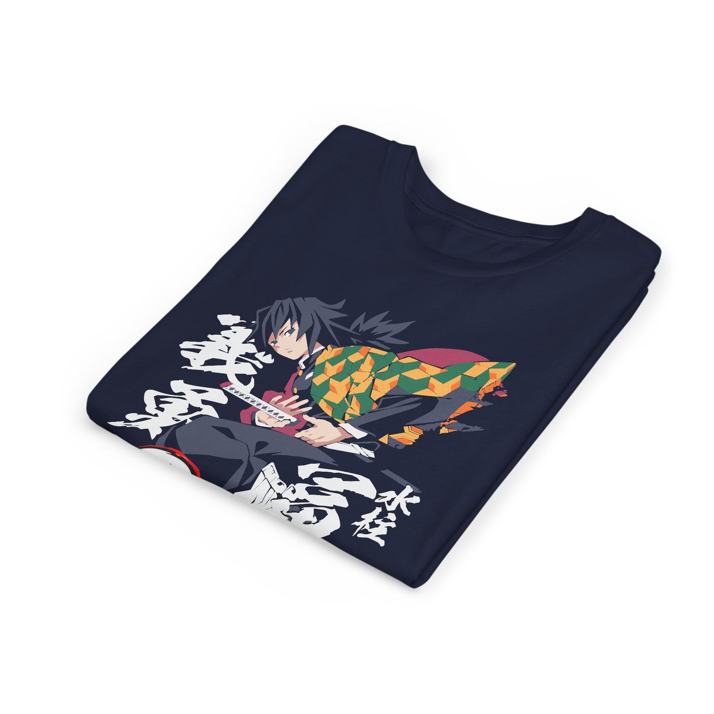 Anime-Inspired Youth Short Sleeve Tee - Demon Slayer Print T-shirt - CreativeRino