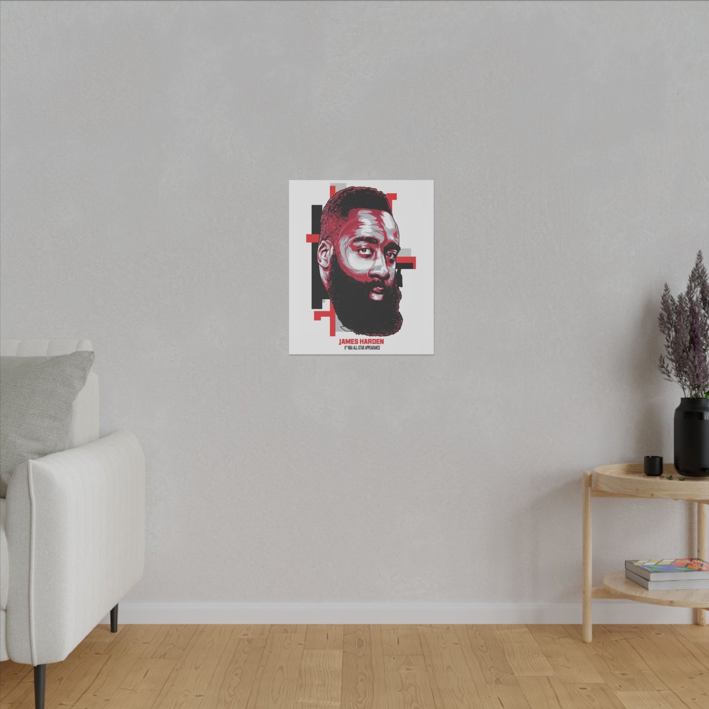 James Harden NBA All-Star Canvas Wall Art - CreativeRino