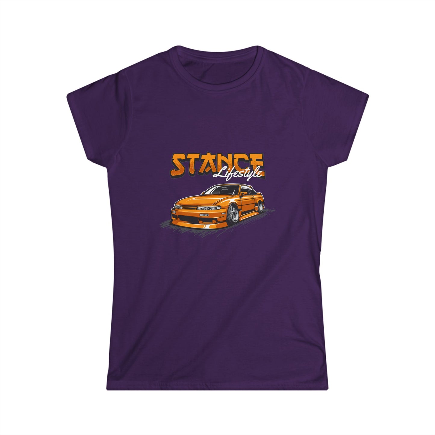Stance Lifestyle Women's Softstyle Tee - Car Enthusiast T-shirt - CreativeRino