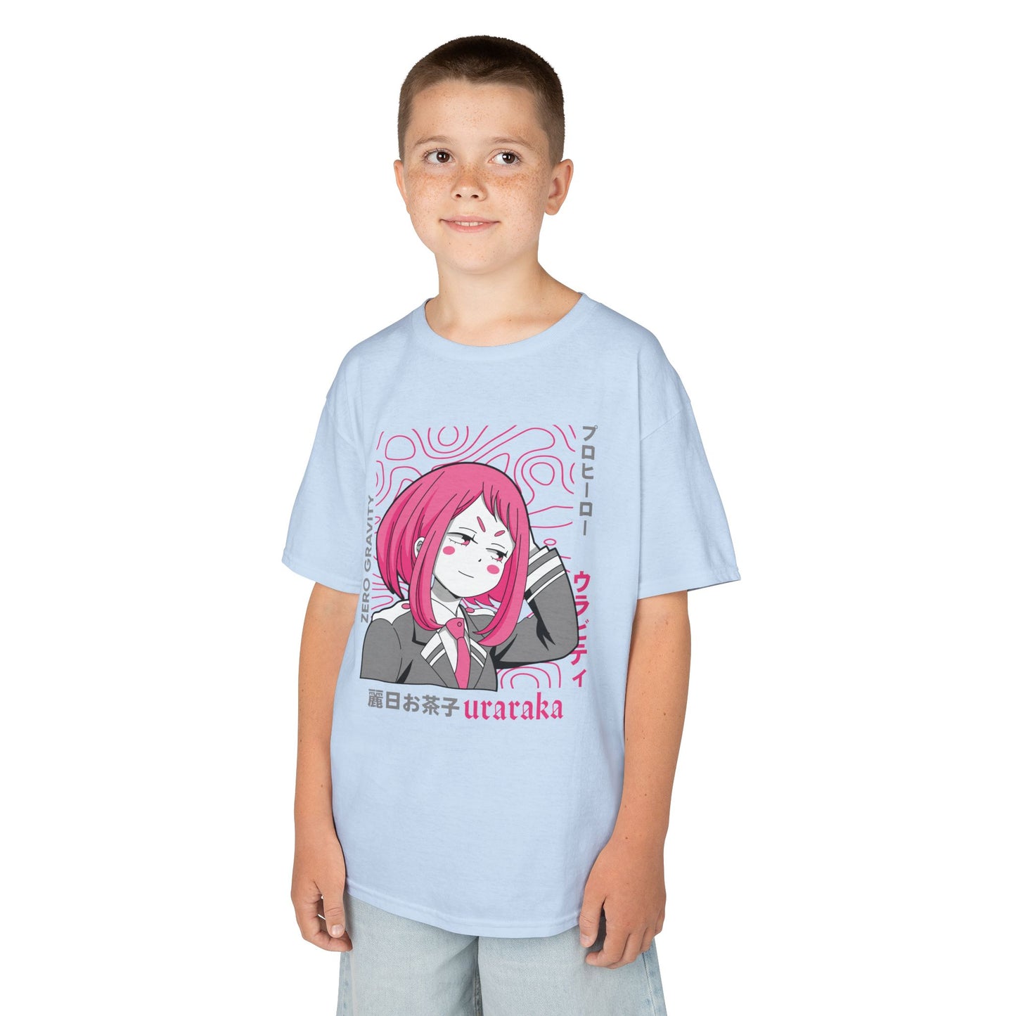Cool Anime Kids Tee - Zero Gravity My Hero Academia T-shirt Design - CreativeRino