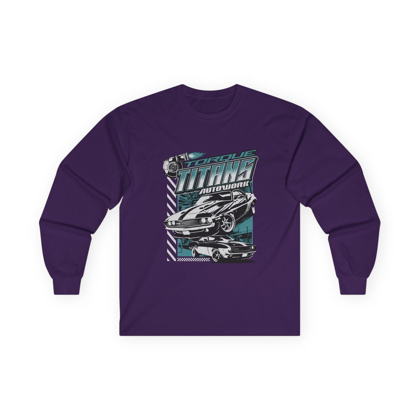 Torque Tuners Unisex Long Sleeve Tee - Car Enthusiast T-shirt - CreativeRino