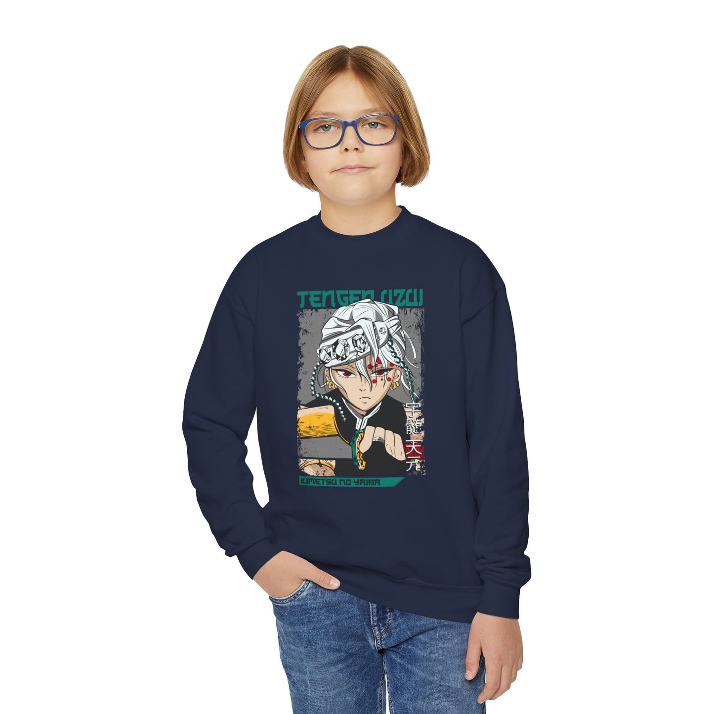 Demon Slayer Youth Crewneck Sweatshirt - Perfect for Anime Fans - CreativeRino