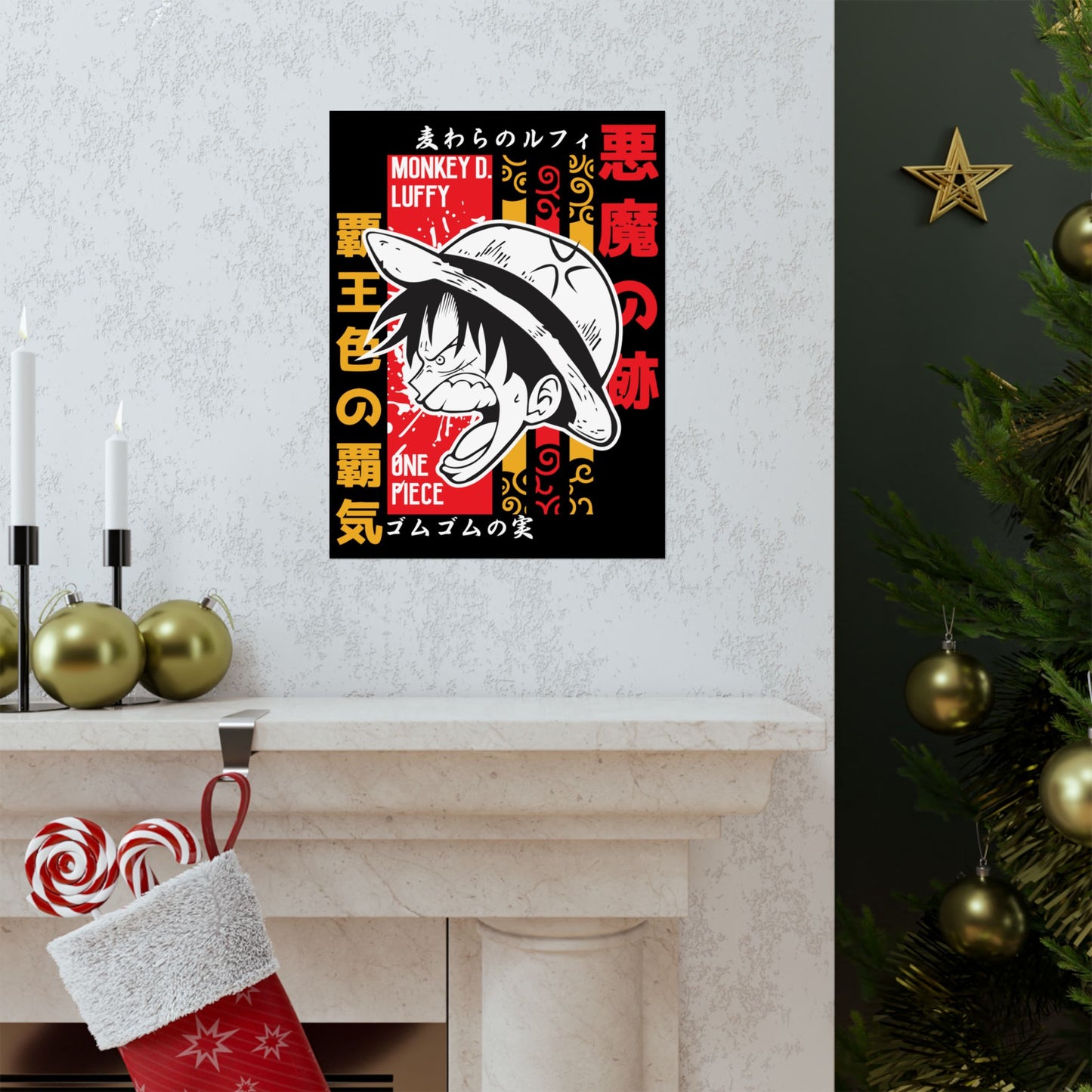 One Piece Matte Vertical Posters Anime Wall Art - CreativeRino