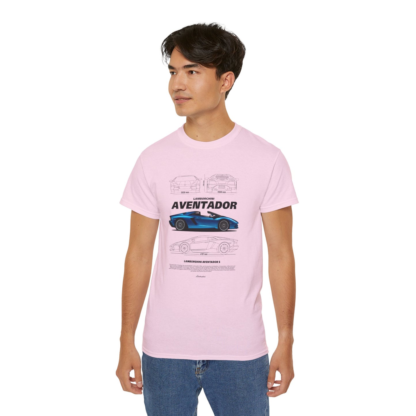Aventador Sports Car Unisex Ultra Cotton Tee | Car T-shirt - CreativeRino