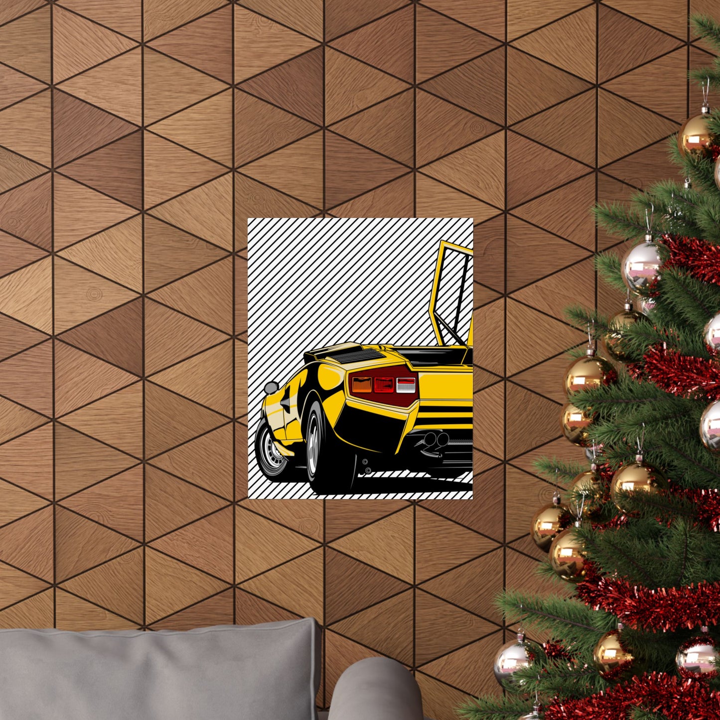 Lamborghini Car Matte Vertical Poster - Perfect Poster for Auto Enthusiasts - CreativeRino