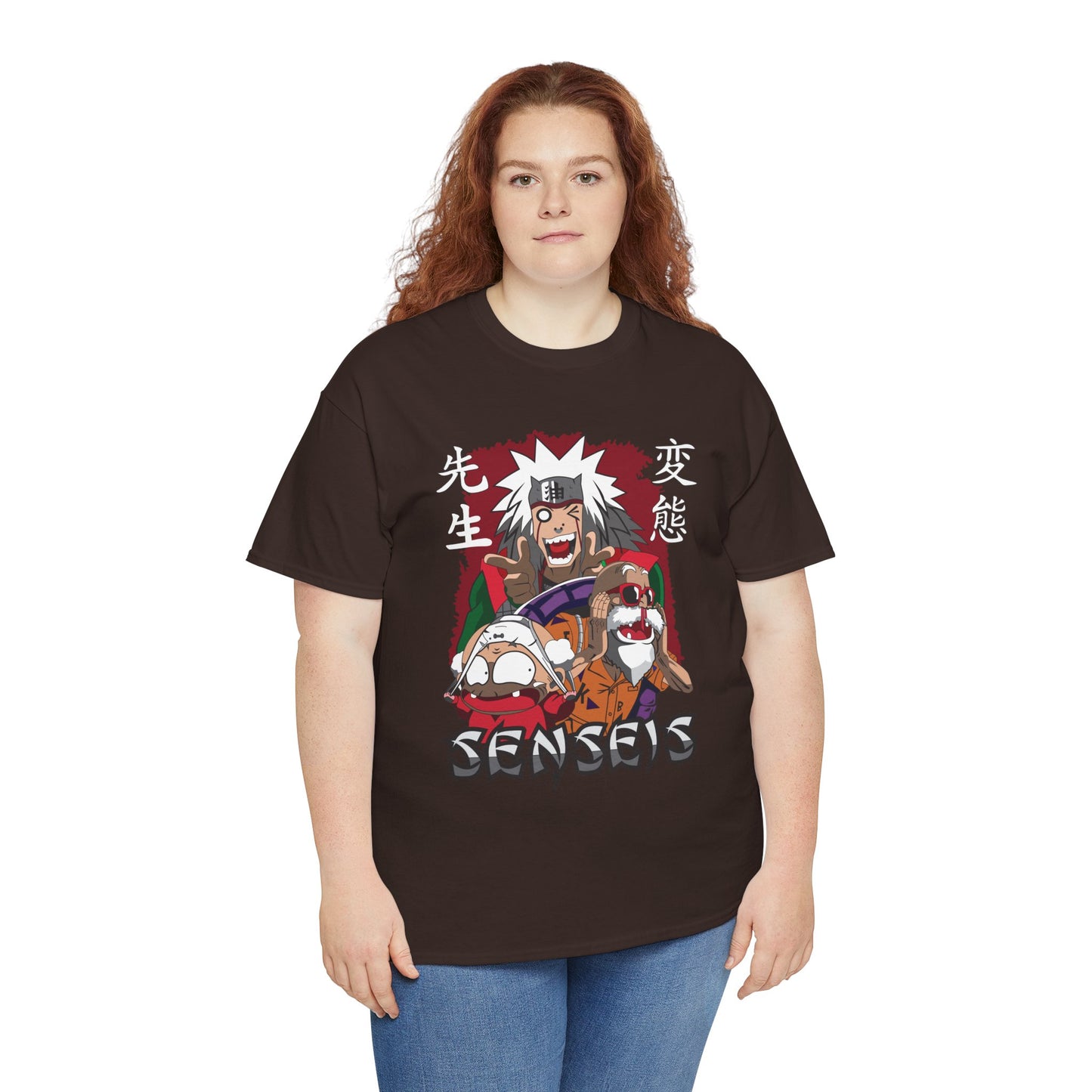 Anime Sensei Unisex Heavy Cotton Tee - Naruto T-shirt - CreativeRino