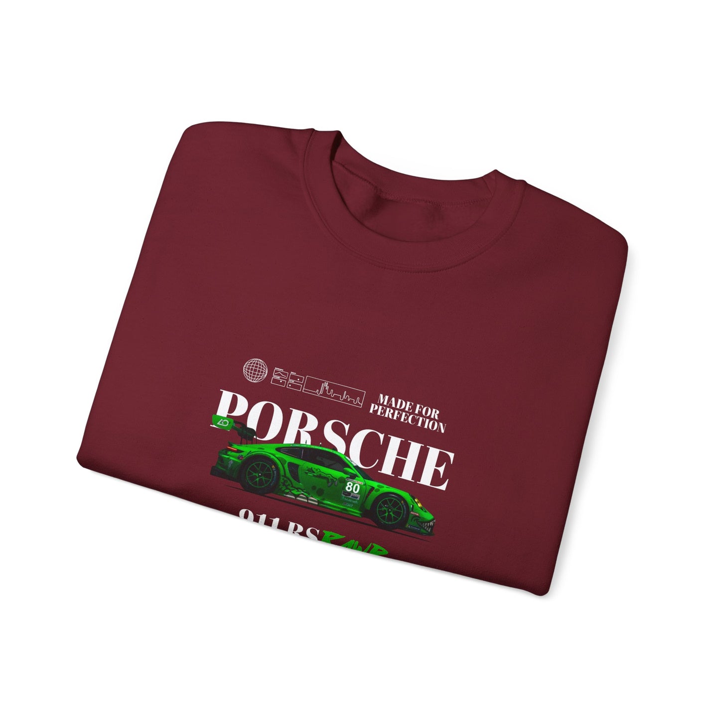Porsche 911 RS Rawr Crewneck Sweatshirt - Perfect T-shirt for Car Enthusiasts - CreativeRino