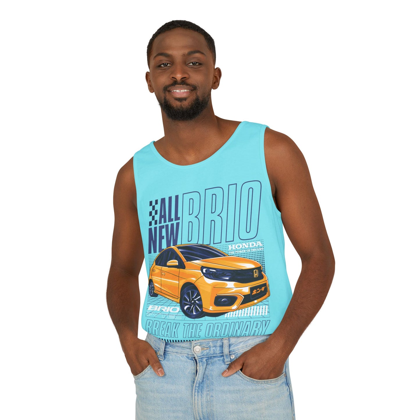 Honda Brio Unisex Car Graphic Tank Top - Break the Ordinary - CreativeRino