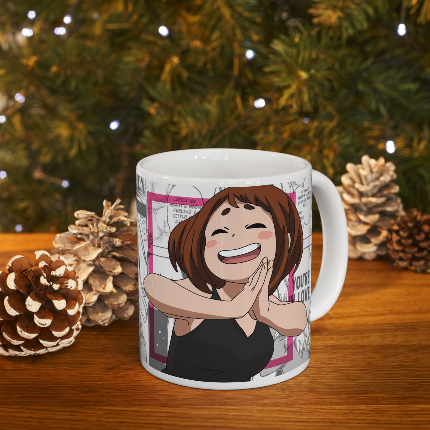 Anime-Inspired Ceramic Mug - You're Love Mug Design - CreativeRino