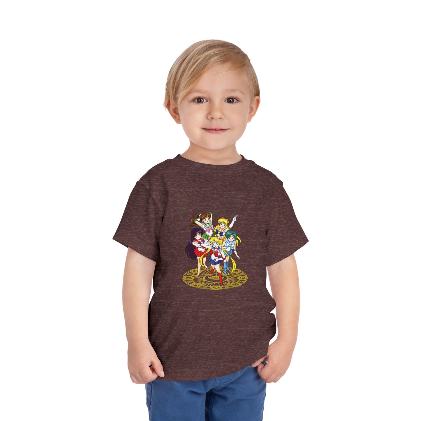 Sailor Moon Toddler Tee - Cute Short Sleeve T-shirt for Young Fans - CreativeRino