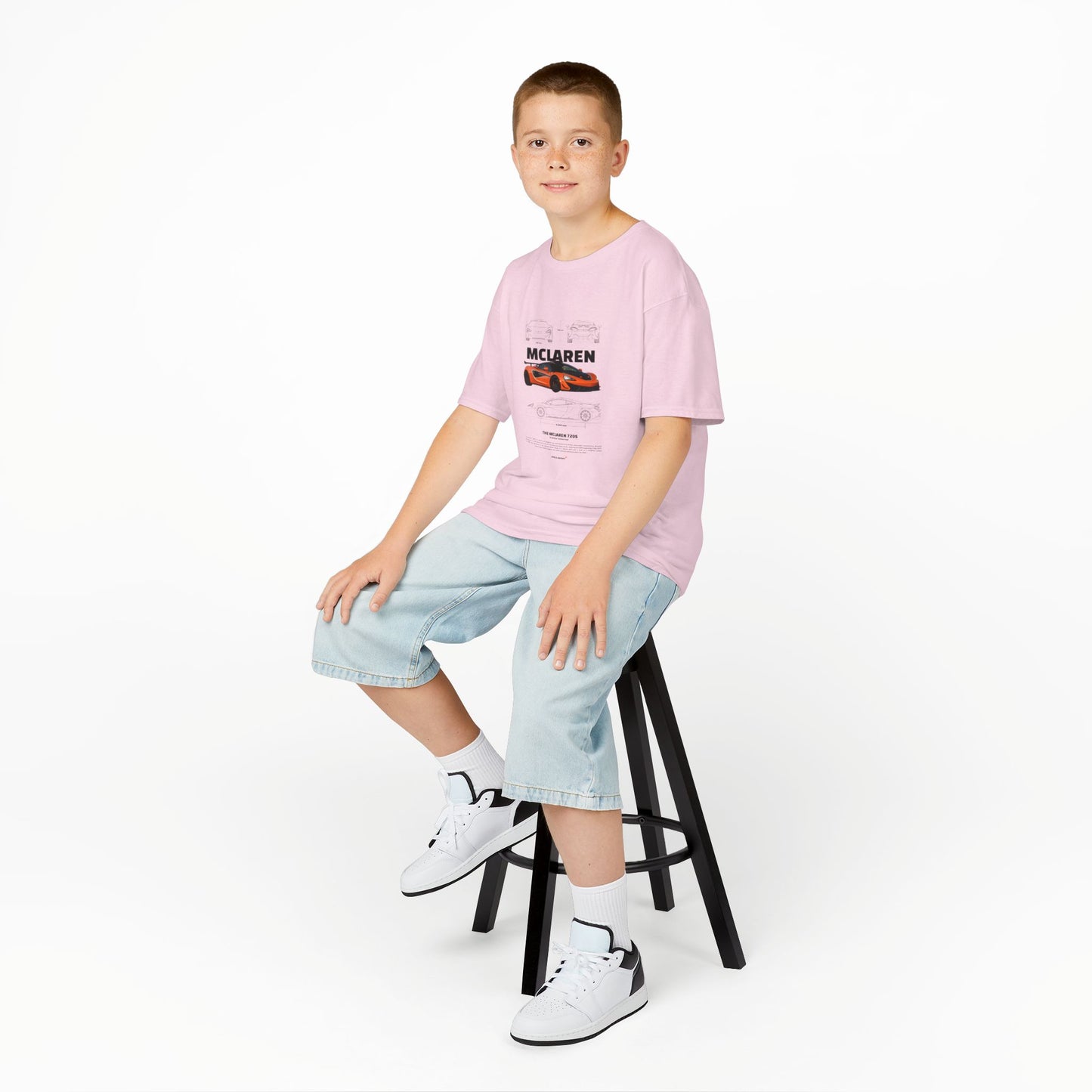 McLaren 720S Kids Race Car Tee - Perfect T-shirt for Young Car Enthusiasts - CreativeRino