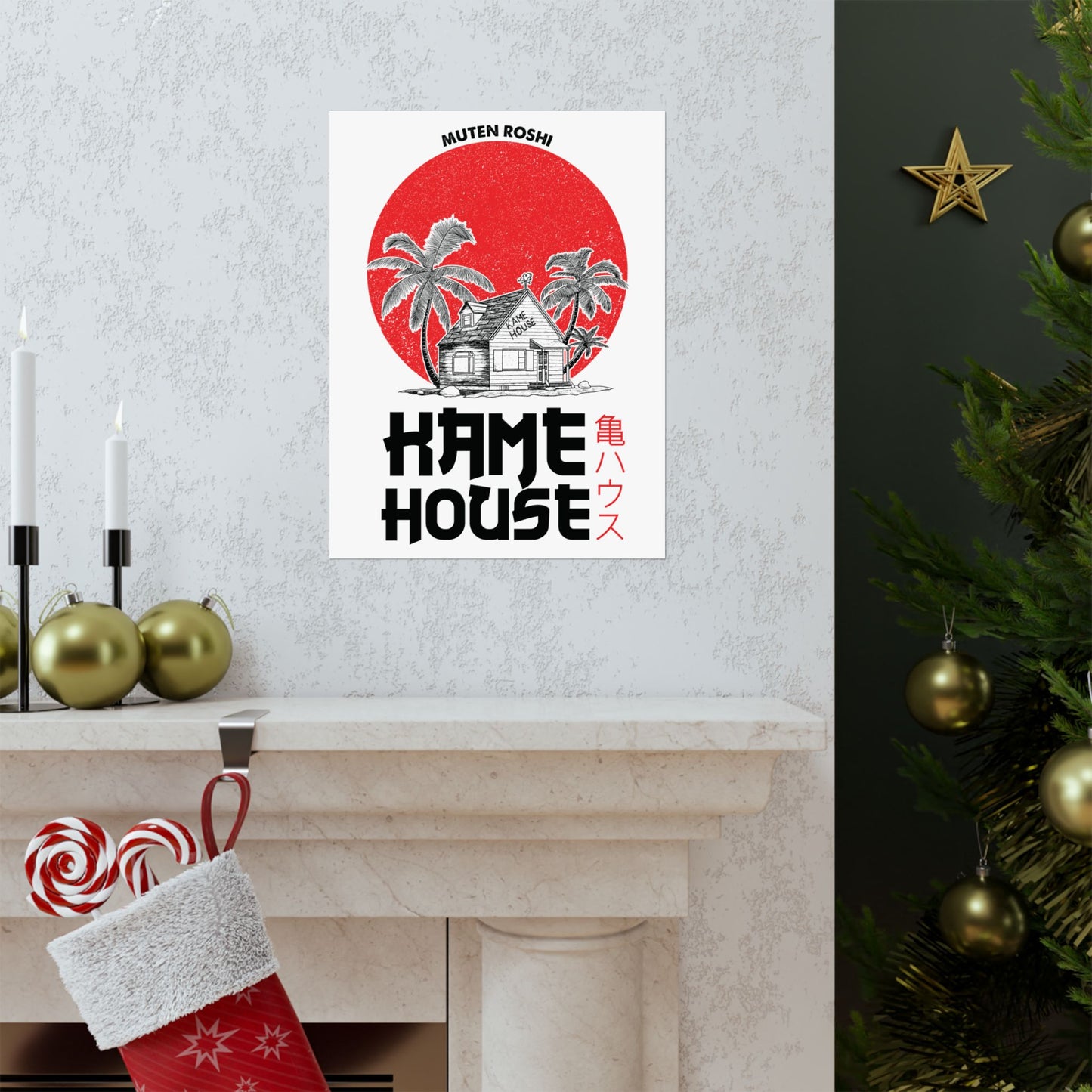 Anime-Inspired Matte Vertical Posters - Kame House Design - CreativeRino