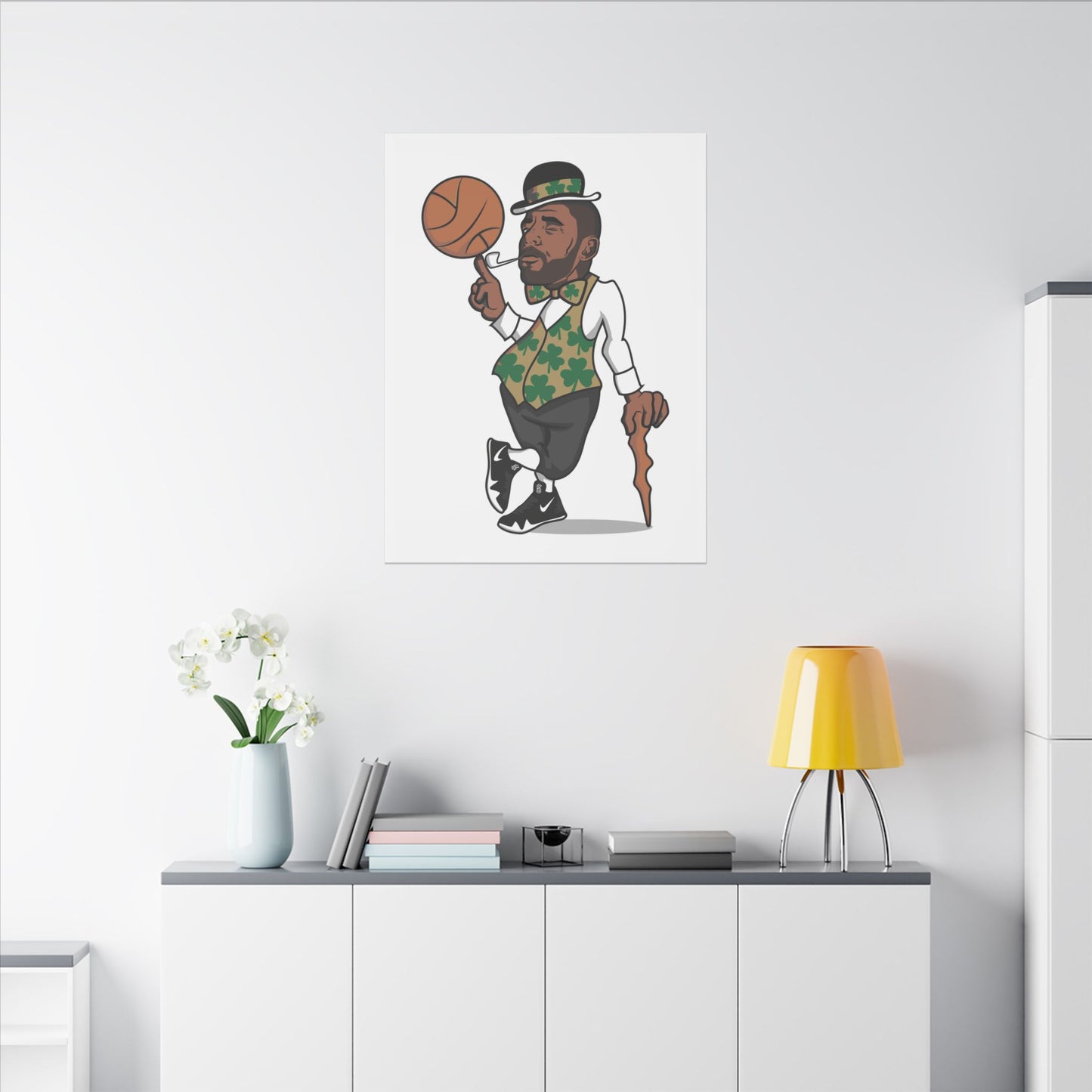 Khris Middleton Art Canvas - Basketball Player Print - CreativeRino