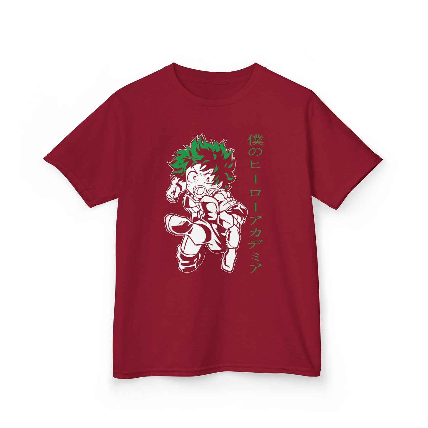 My Hero Academia Kids Heavy Cotton Tee - Anime Superhero T-shirt for Young Fans - CreativeRino