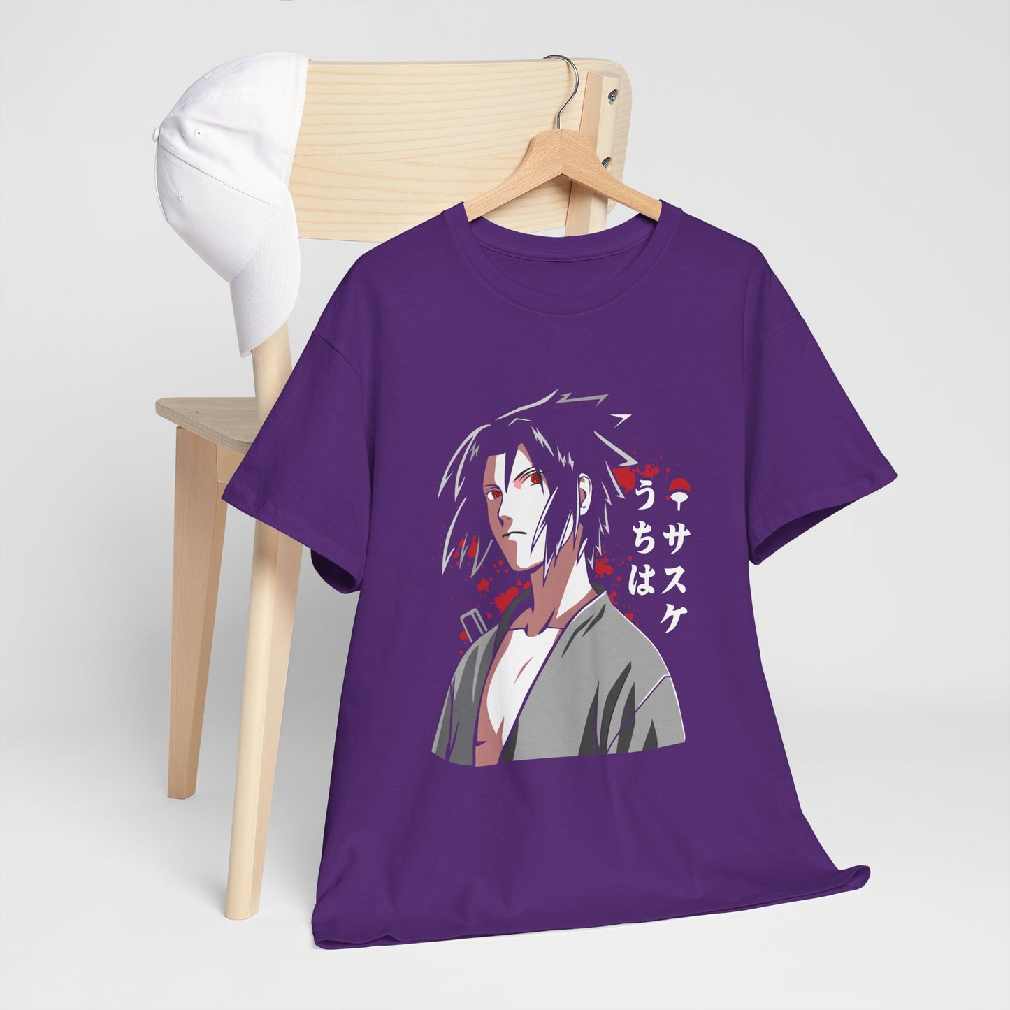 Naruto Inspired Unisex Heavy Cotton Tee - Anime T-shirt Design - CreativeRino