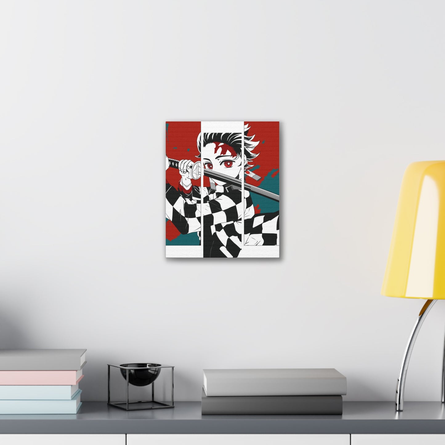 Demon Slayer Canvas Wall Art - Stretched Triptych - CreativeRino