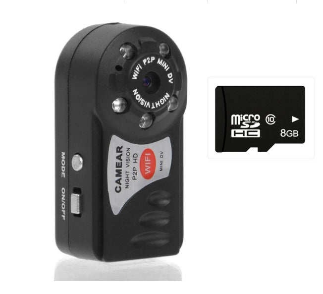 Mini WiFi Camera Wireless Securiy Video Camera With Infrared Night Vision Wireless DVR CreativeRino
