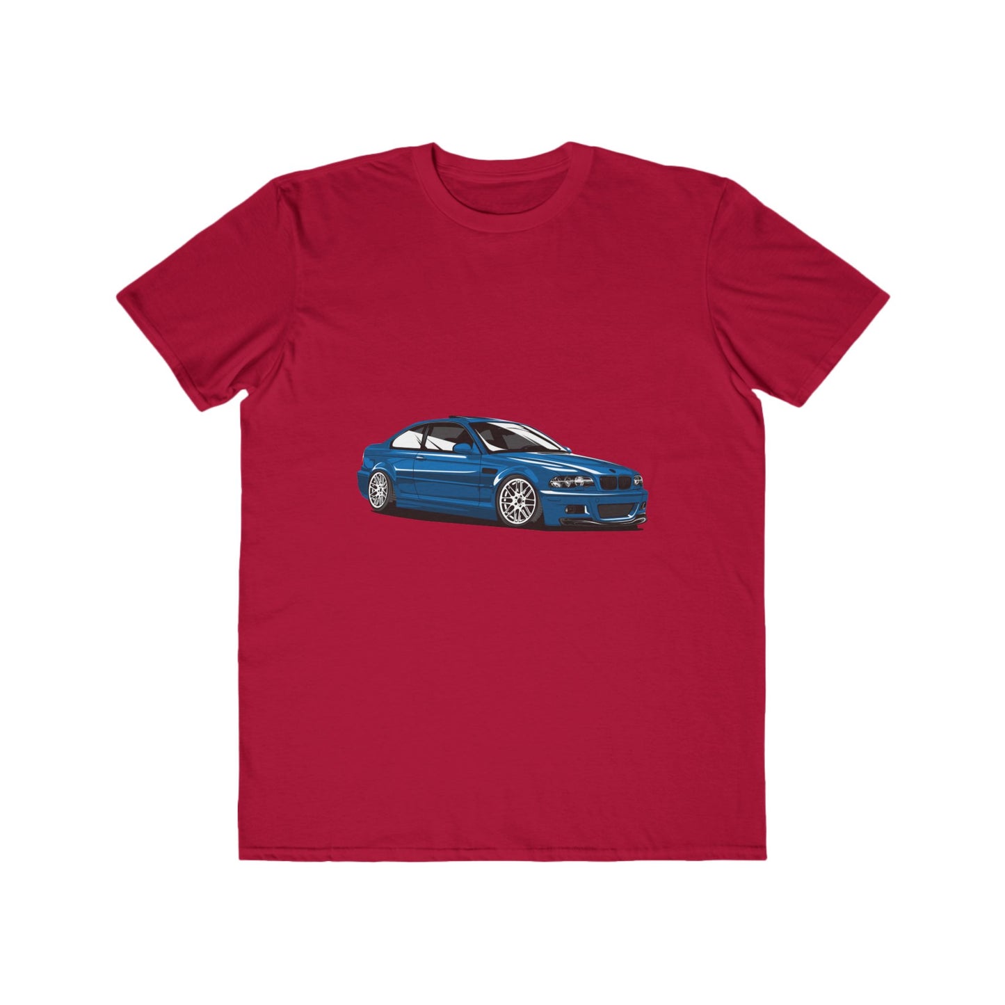 Car Fashion Tee - Cool Blue Car Graphic T-shirt - CreativeRino