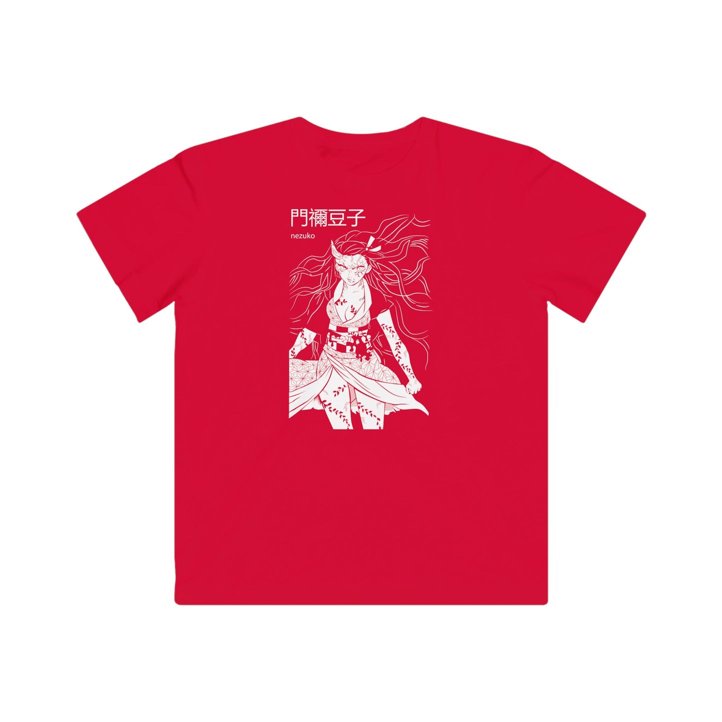 Demon Slayer Jersey Tee - Vibrant Anime-Inspired T-shirt Design - CreativeRino