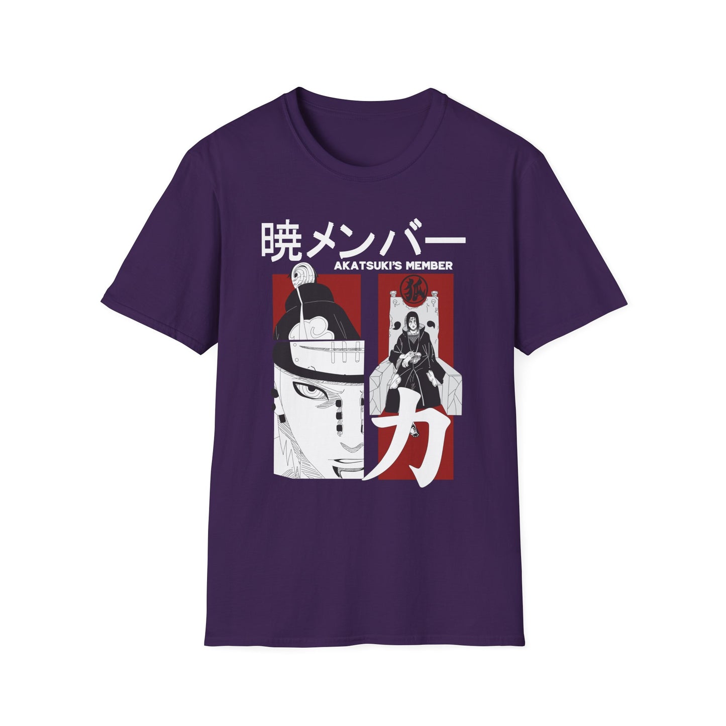 Akatsuki's Member Unisex T-shirt - Softstyle Naruto Merchandise - CreativeRino