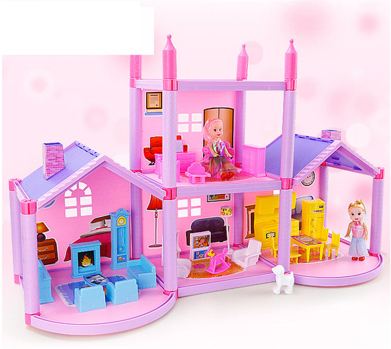 Doll House Villa DIY Assembled House CreativeRino