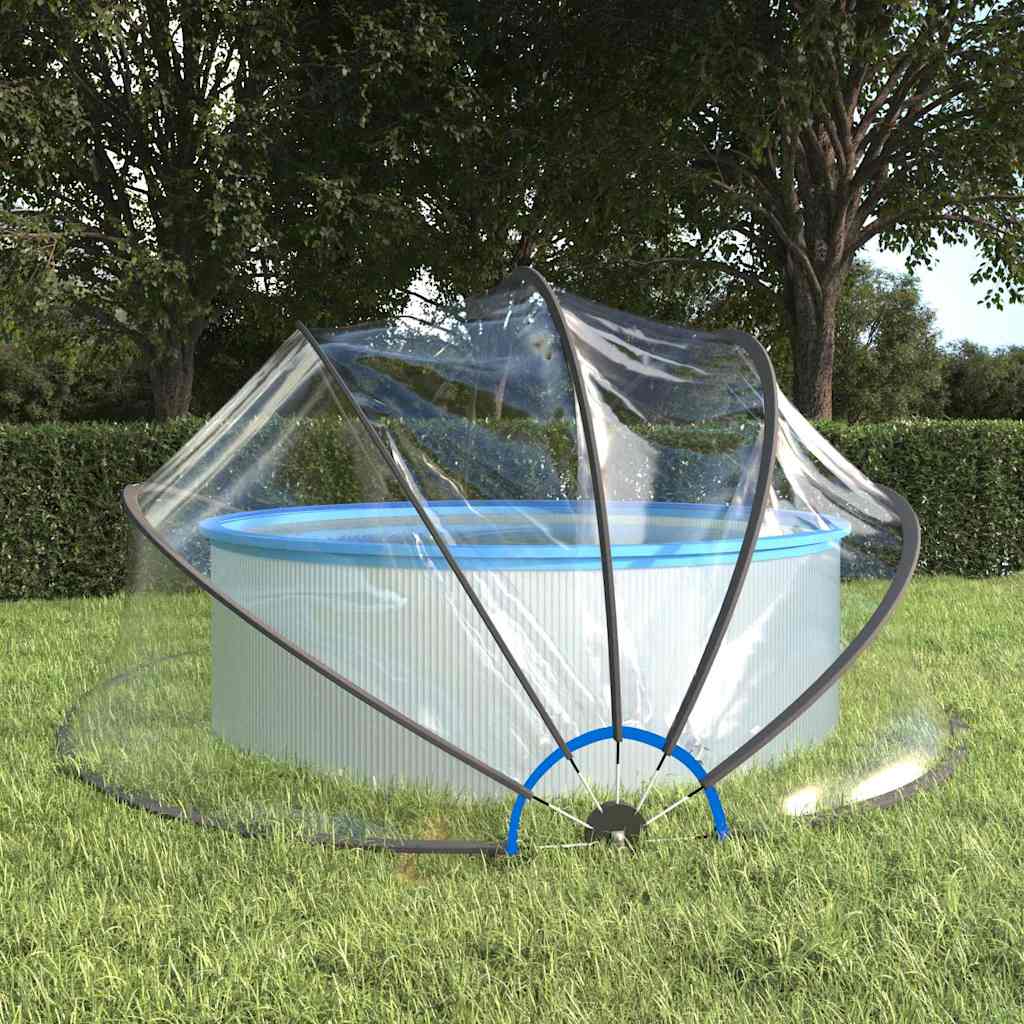 Premium Transparent Folding Pool Dome & Weather Cover CreativeRino