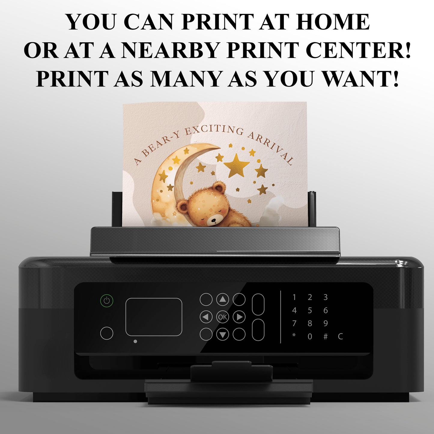 Baby Shower Invitation Template - CreativeRino