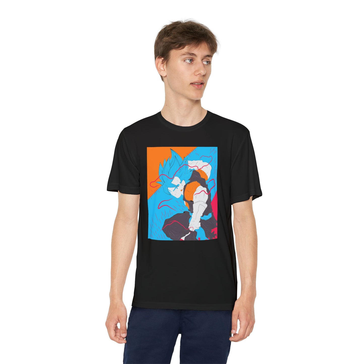 Dragon Ball Youth Graphic Tee - Vibrant Anime Action T-shirt Design - CreativeRino
