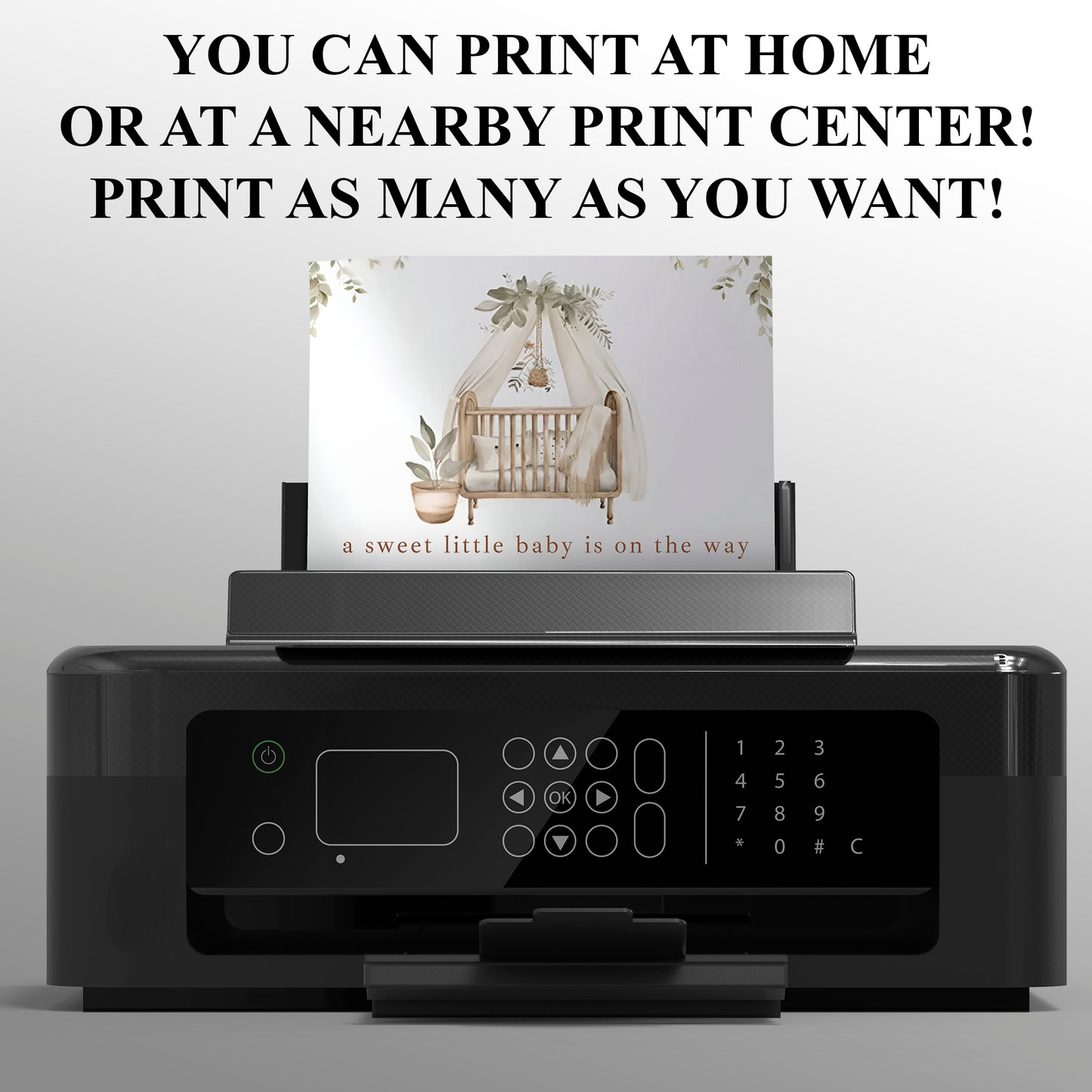 Baby Shower Invitation Template - CreativeRino