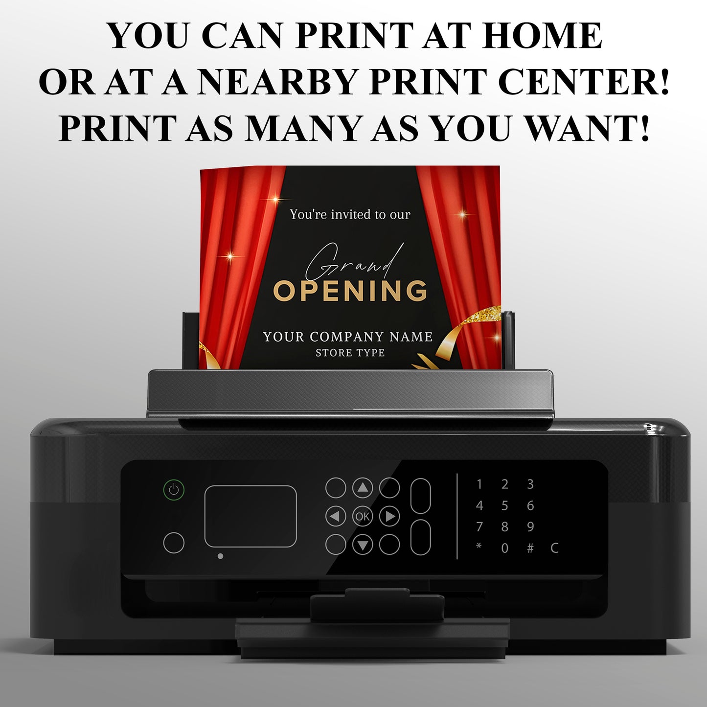 Business Grand Opening Invitation - CreativeRino