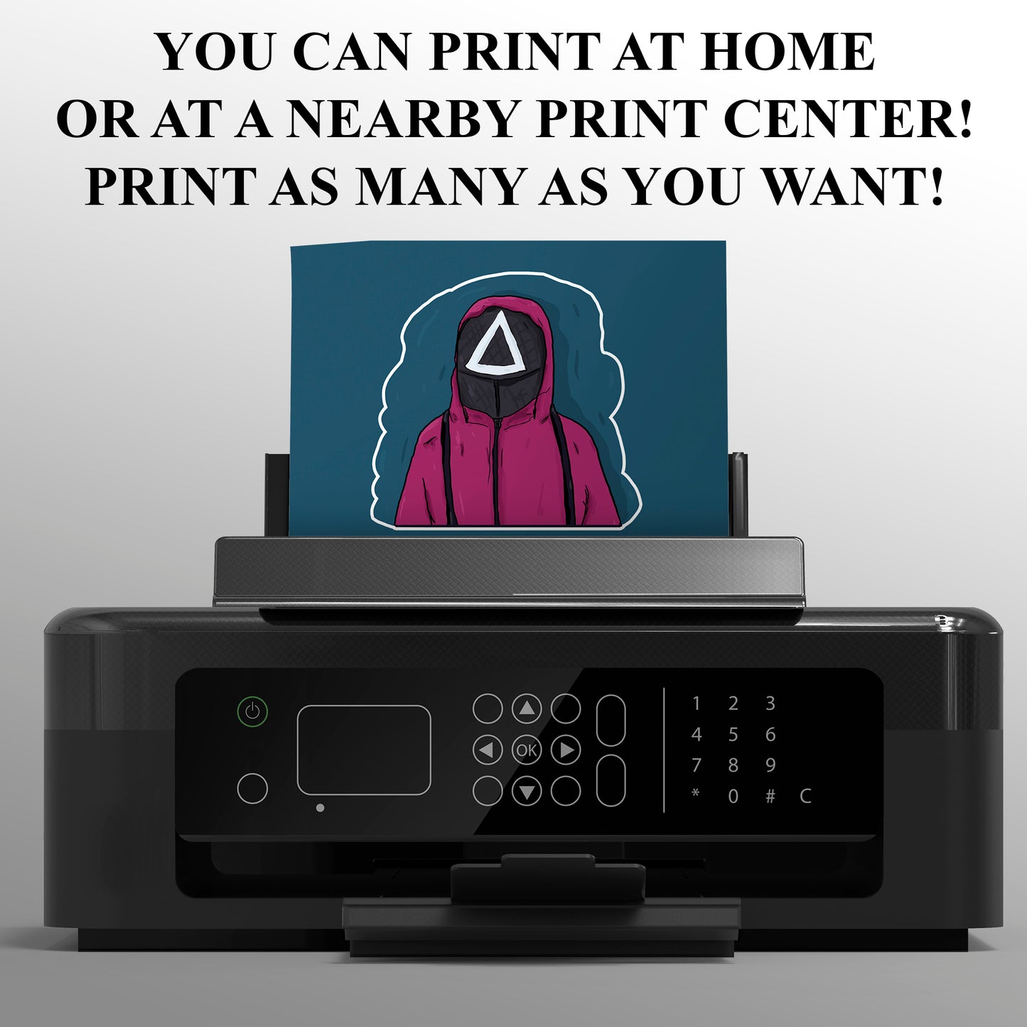 Squid Game Birthday Invitation Template - CreativeRino