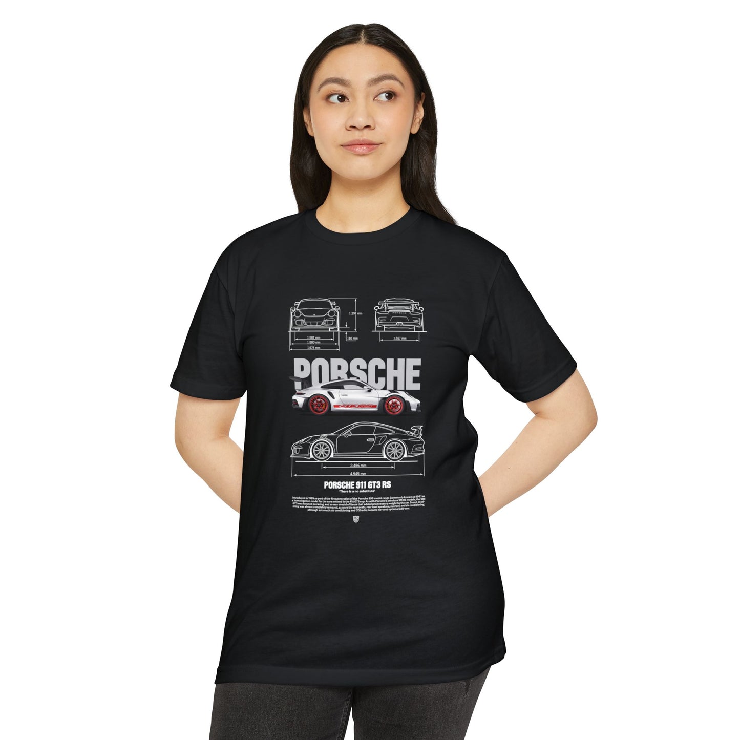 Porsche 911 GT3 Unisex CVC Jersey T-shirt - Classic Car Enthusiast Apparel - CreativeRino