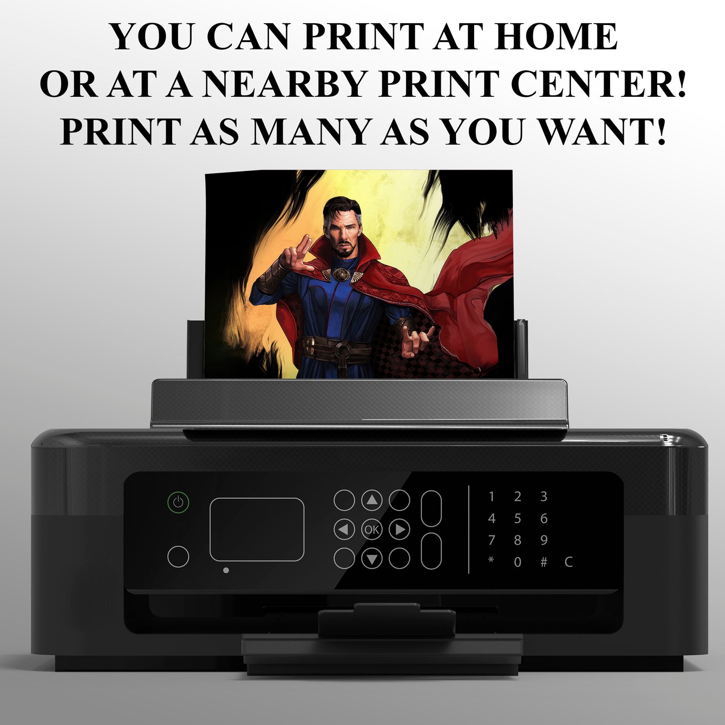 Doctor Strange Birthday Invitation Template - CreativeRino