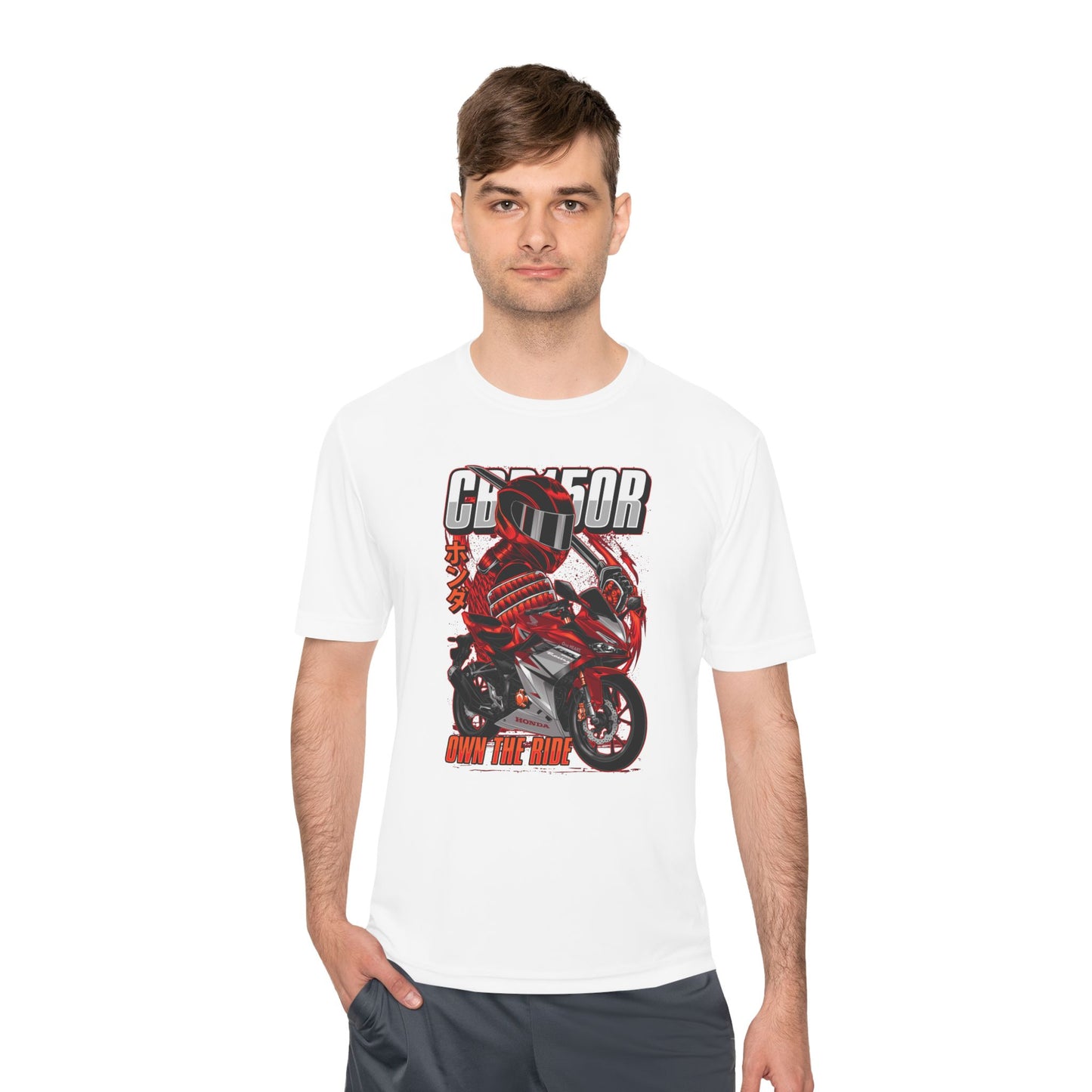 Honda CB150 Motorcycle Enthusiast Moisture Wicking Tee - 'Own the Ride' T-shirt - CreativeRino