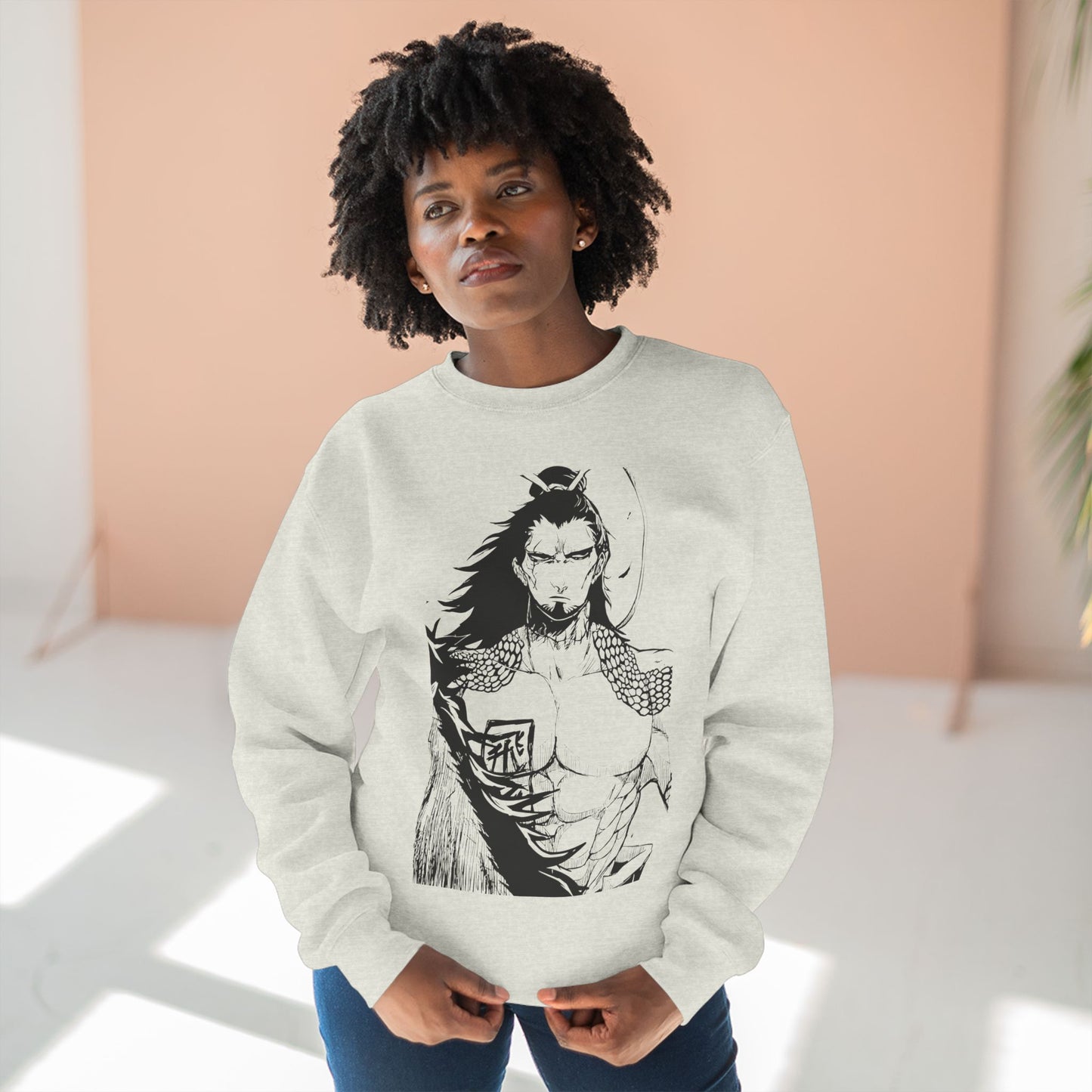 Record of Ragnarok Samurai Style Unisex Crewneck Sweatshirt - Graphic Art for Anime Fans - CreativeRino