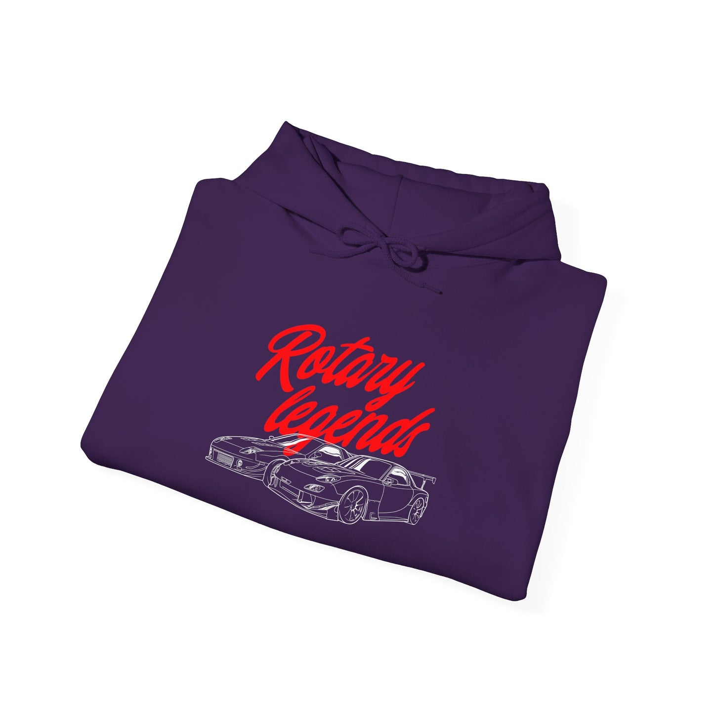 Rotary Legends Unisex Heavy Blend Hoodie - Perfect Hoodie for Car Enthusiasts - CreativeRino