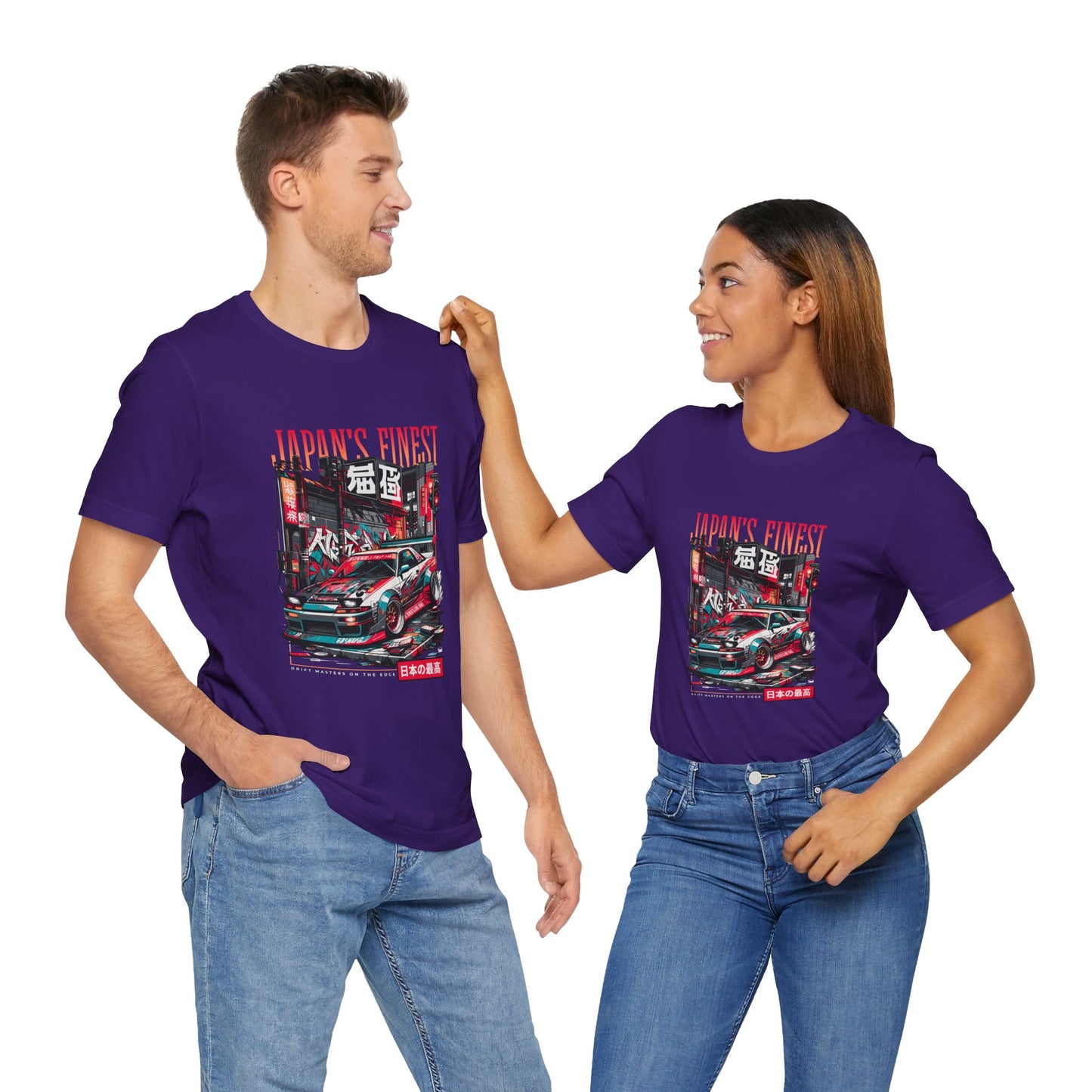 Japan's Finest Racer Unisex Tee - Streetwear Style Graphic T-shirt - CreativeRino