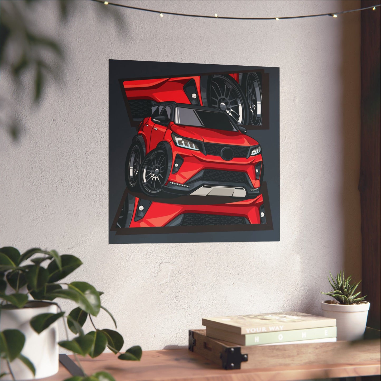 Stylish Matte Square Car Posters - Perfect Poster for Automotive Enthusiasts - CreativeRino