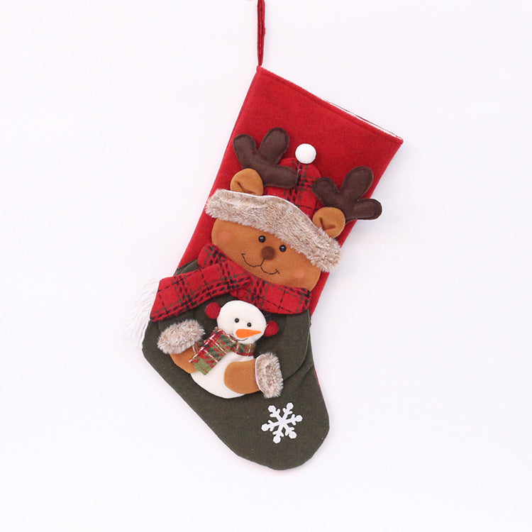 Multi-Use Festive Christmas Socks | Mini Stocking Gift Bags & Hanging Tree Pendants eprolo
