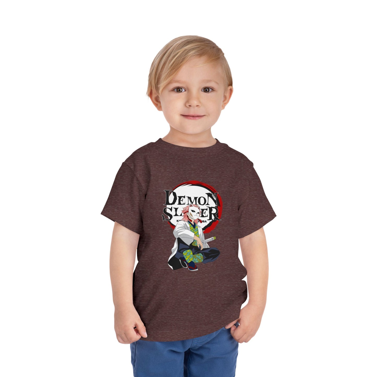 Demon Slayer Toddler Tee - Cute Anime T-shirt for Kids - CreativeRino