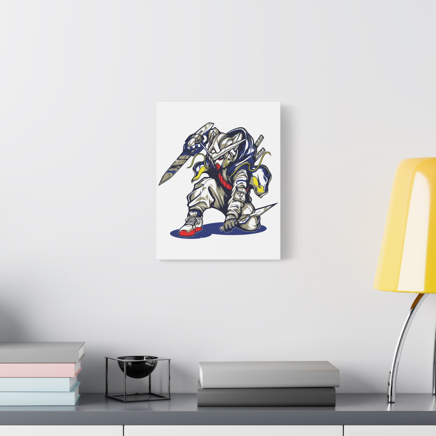 Ninja Art Canvas - Stretched Matte Anime Wall Decor - CreativeRino