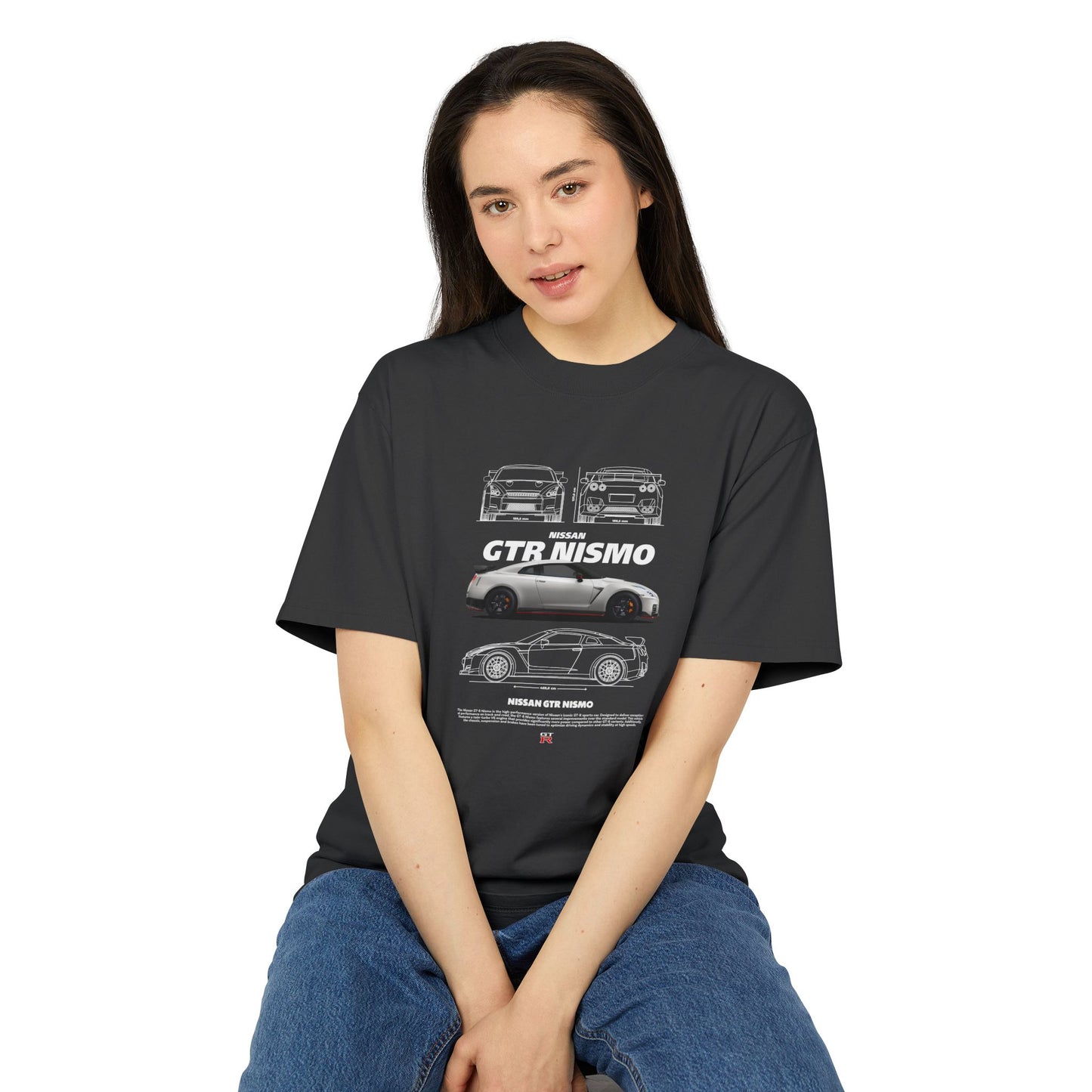 Nissan GTR Nismo Unisex Heavy Faded Tee - Car T-shirt Design for Car Enthusiasts - CreativeRino