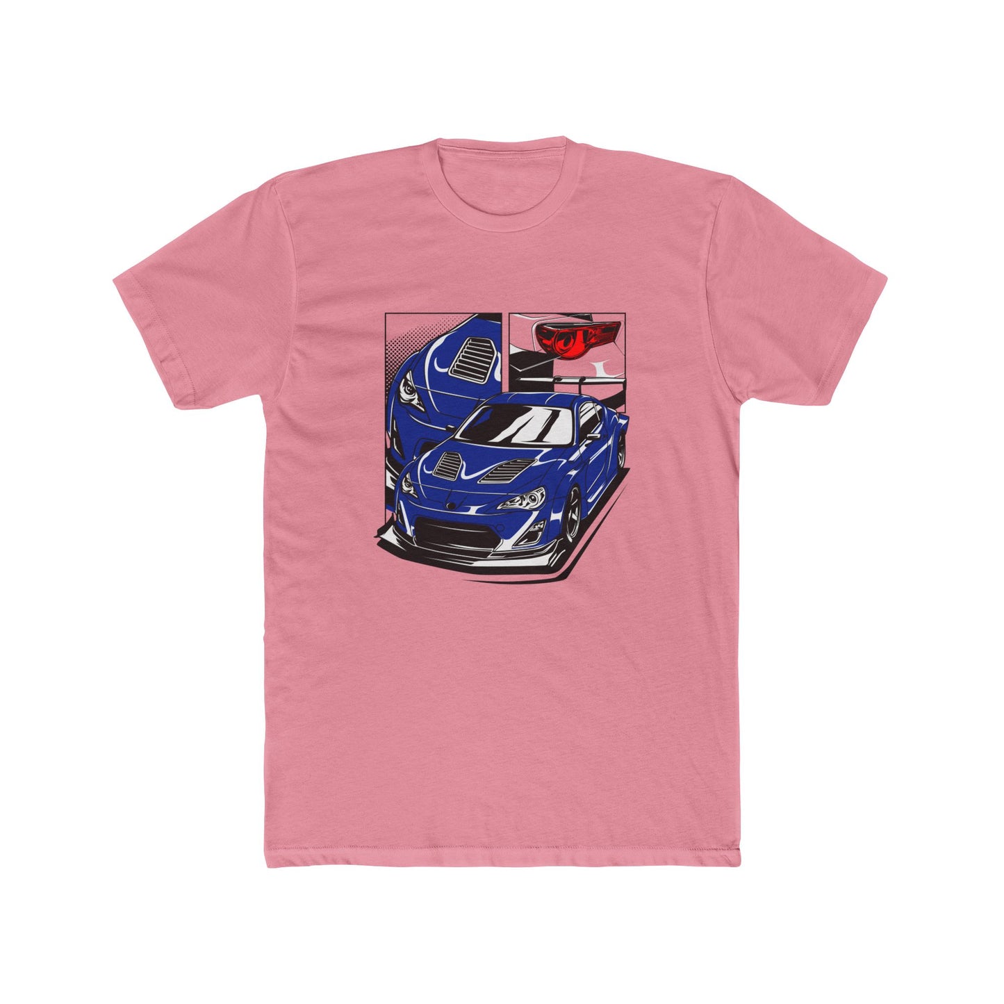 Racing-Inspired Unisex Cotton Crew Tee - Perfect T-shirt Gift for Car Enthusiasts - CreativeRino