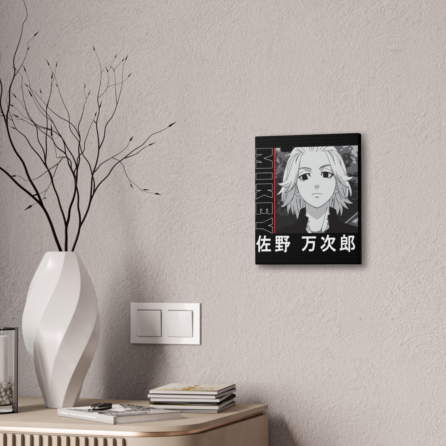 Anime Canvas Wall Art - Mikey Design - CreativeRino
