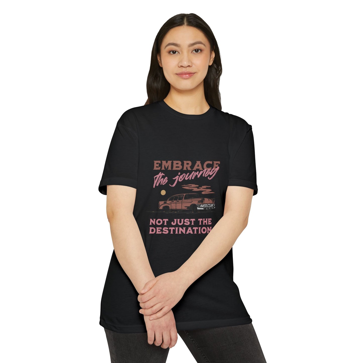 Embrace the Journey Unisex CVC Jersey T-shirt - Adventure Vibes - CreativeRino