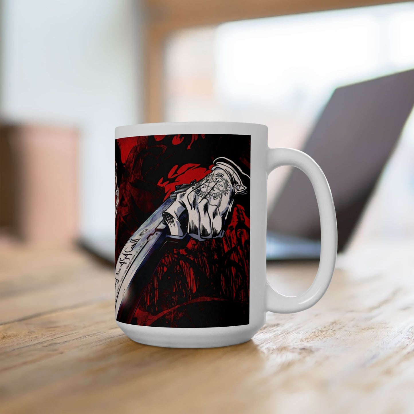 Hellsing Gothic Fantasy Ceramic Mug - Perfect for Coffee Lovers and Collectors - CreativeRino