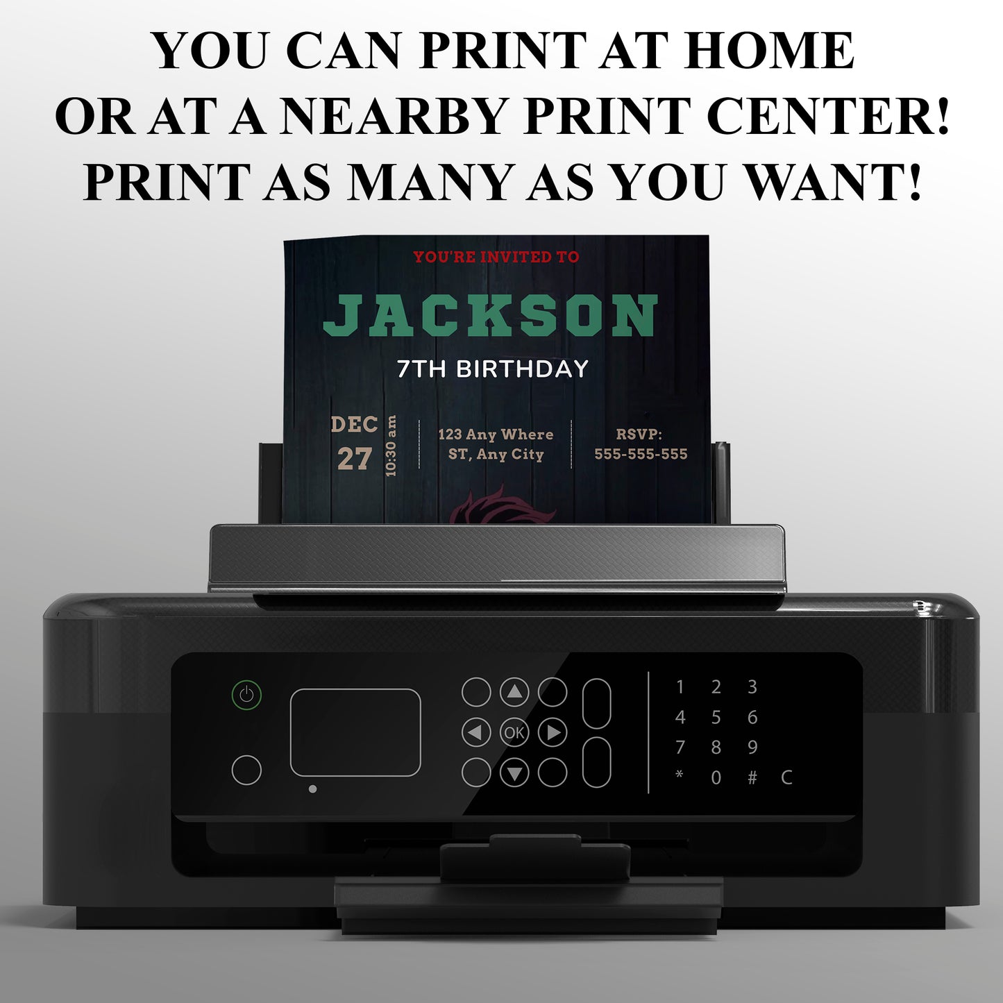 Demon Slayer Birthday Invitation Template - CreativeRino