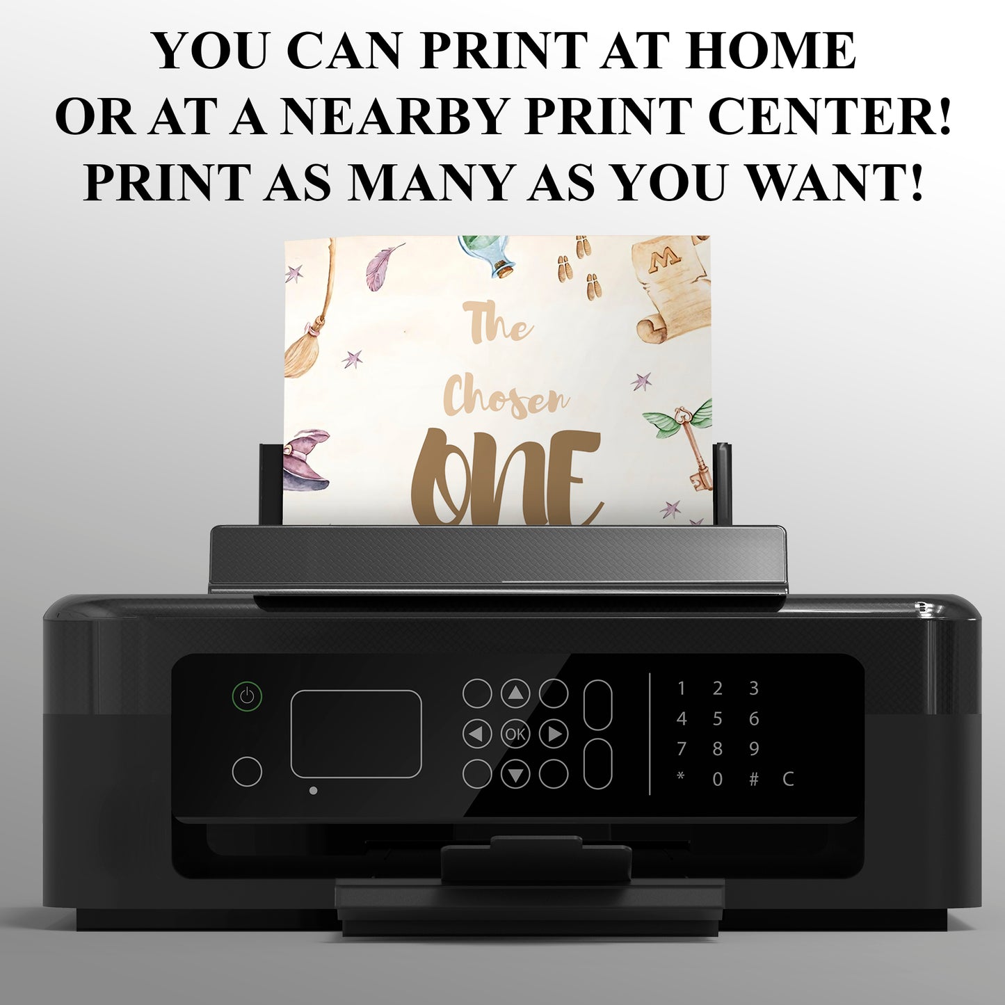 The Chosen One Birthday Invitation - CreativeRino