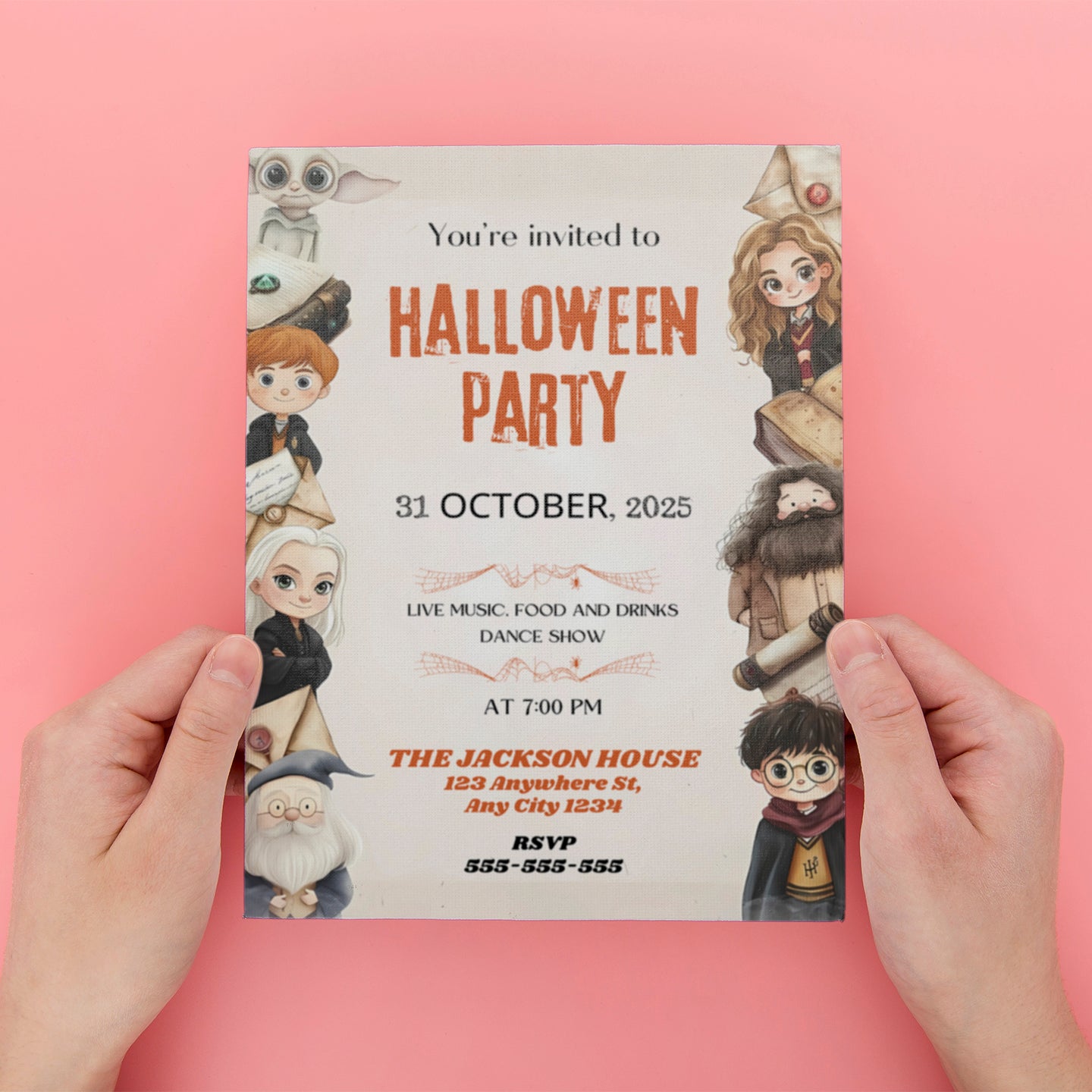 Harry Potter Halloween Invitation - CreativeRino